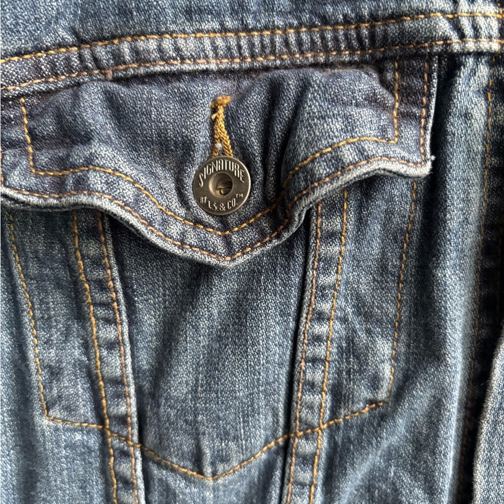 Levi’s Women Jean Jacket Large - Picture 3 of 8
